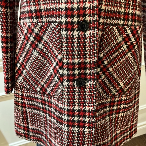 Love Moschino red and Black tweed wool Jacket - Picture 4 of 7